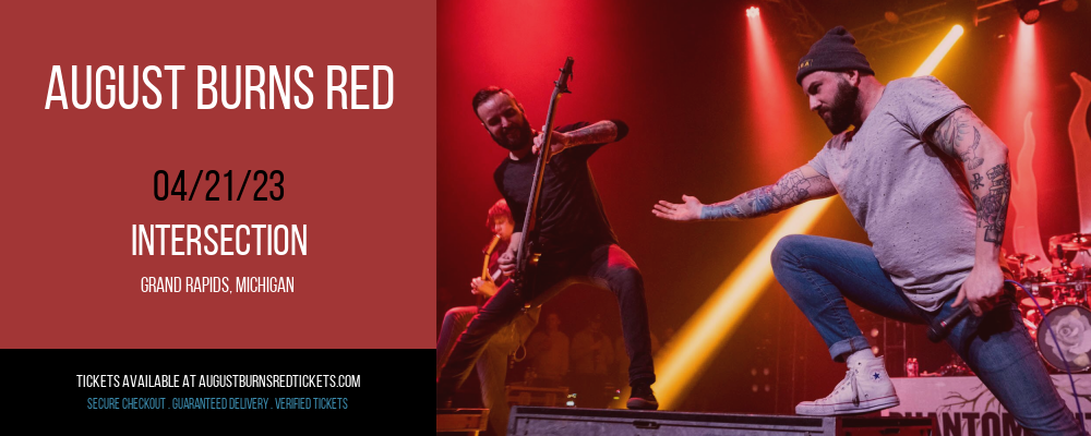 August Burns Red at August Burns Red Tickets tickets August Burns Red at August Burns Red Tickets