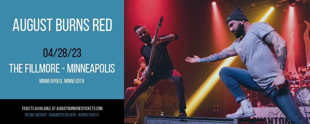 August Burns Red at August Burns Red Tickets tickets August Burns Red at August Burns Red Tickets